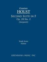 Second Suite in F, Op.28 No.2: Study score