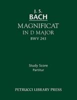 Magnificat in D major, BWV 243: Study score