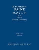Mass in D, Op.10: Study score