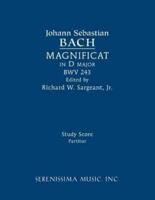 Magnificat in D major, BWV 243: Study score