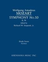 Symphony No.10, K.74: Study score