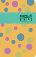 CEB Common English Bible Deep Blue Kids Bible Polka Dot Yellow