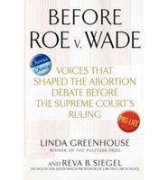 Before Roe v. Wade