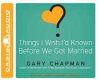Things I Wish I'd Known Before We Got Married (Library Edition)