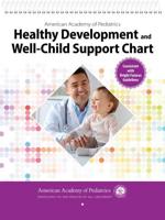 Healthy Development and Well-Child Support Chart