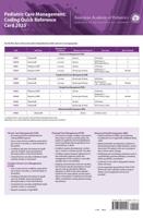 Pediatric Care Management: Coding Quick Reference Card 2023