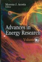 Advances in Energy Research. Volume 7