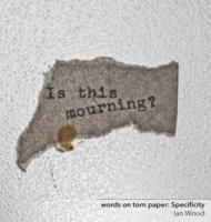 words on torn paper: Specificity