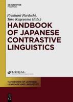 Handbook of Japanese Contrastive Linguistics