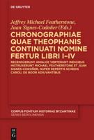 Chronographiae Quae Theophanis Continuati Nomine Fertur Libri I-IV