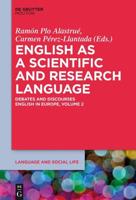 English as a Scientific and Research Language