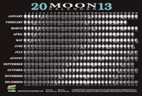 2013 Moon Calendar Card