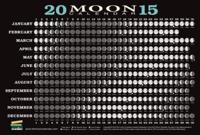 2015 Moon Calendar Card (5 Pack)