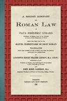 A Short History of Roman Law [1906]