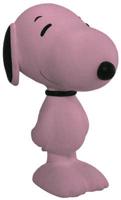 8" Snoopy Flocked Vinyl Figure: Pink