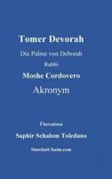 Tomer Devorah - Die Palme Von Deborah