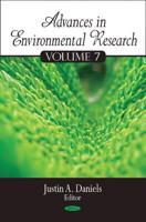 Advances in Environmental Research. Volume 7
