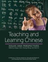 Teaching and Learning Chinese: Issues and Perspectives (PB)