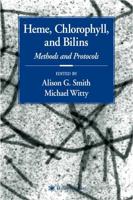 Heme, Chlorophyll, and Bilins : Methods and Protocols