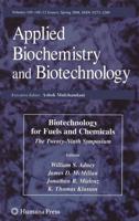 Biotechnology for Fuels and Chemicals : The Twenty-Ninth Symposium