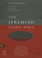 The Jeremiah Study Bible, NKJV: Charcoal/Burgundy LeatherLuxe¬ W/thumb Index