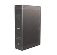 The Jeremiah Study Bible, NKJV: (Charcoal W/ Burnished Edges) LeatherLuxe¬ W/thumb Index