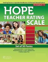HOPE Teacher Rating Scale Forms