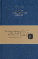 Novum Testamentum Graece (NA28), Large Print, Blue, Hardcover