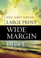 KJV Large Print Wide Margin Bible (Hardcover, Red Letter)