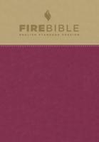 ESV Fire Bible (Flexisoft, Tan/Berry, Red Letter)