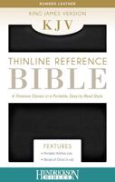 KJV Thinline Reference Bible (Bonded Leather, Black, Red Letter)