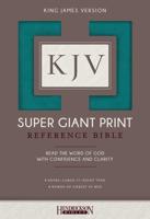KJV Super Giant Print Reference Bible (Imitation Leather, Indexed)
