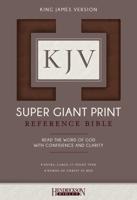KJV Super Giant Print Reference Bible (Flexisoft, Brown, Red Letter)