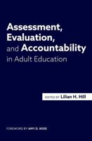 Assessment, Evaluation, and Accountability in Adult Education