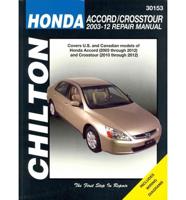 Honda Accord & Crosstour Automotive Repair Manual