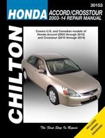 Honda Accord & Crosstour Sable Automotive Repair Manual