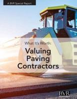 What It's Worth: Valuing Paving Contractor Companies