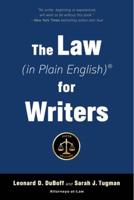 The Law (In Plain English) for Writers