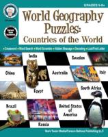 World Geography Puzzles Grades 5-12