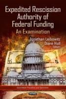Expedited Rescission Authority of Federal Funding