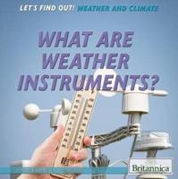 What Are Weather Instruments?