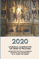 Liturgical Calendar for the Order of Preachers 2020