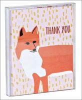 Foxy Thank You Notecard Set