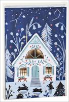 Cozy Winter Cabin Big Notecard Set