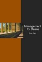 Management for Deans (Hc)