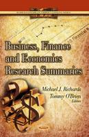 Business, Finance and Economics Research Summaries