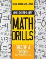 One-Sheet-A-Day Math Drills: Grade 4 Division - 200 Worksheets (Book 12 of 24)