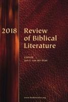 Review of Biblical Literature, 2018
