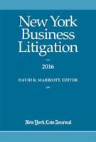 New York Business Litigation 2016