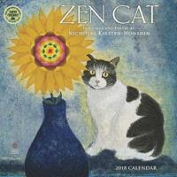 Zen Cat 2018 Wall Calendar